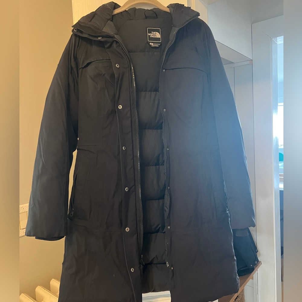 Down North Face parka. Ladies small. Great condition.